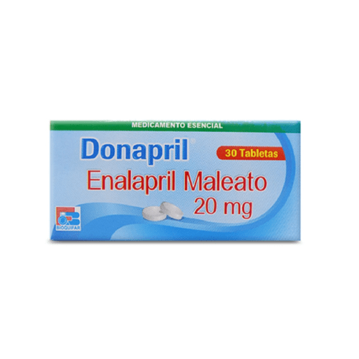 DONAPRIL (ENALAPRIL) 20 MG - CAJA X 30 TABS